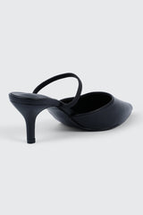 Two Way Pointed Toe Mid Heel Sandals