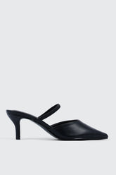Two Way Pointed Toe Mid Heel Sandals