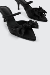 Pointed Heels with Bow