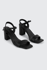 Square Toe Heel Sandals