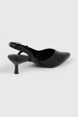 Pointed Toe Slingback Heels