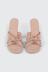 Bow Kitten Heel Sandals