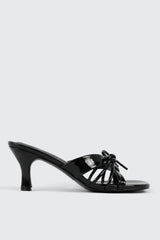 Bow Kitten Heel Sandals