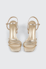 Square Toe Block Heel Sandals