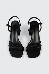 Square Toe Block Heel Sandals