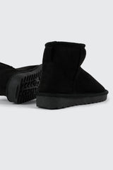 Faux Suede Ankle Boots