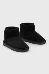 Faux Suede Ankle Boots