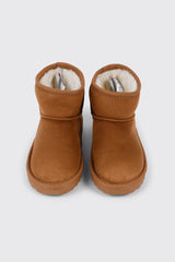 Faux Suede Ankle Boots