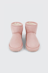 Faux Suede Ankle Boots