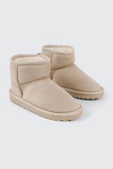 Faux Suede Ankle Boots