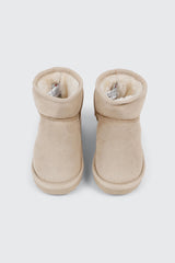 Faux Suede Ankle Boots