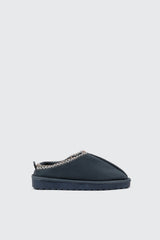 Faux Suede Slip On Mules
