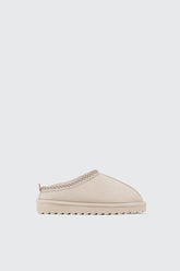 Faux Suede Slip On Mules