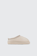 Faux Suede Slip On Mules