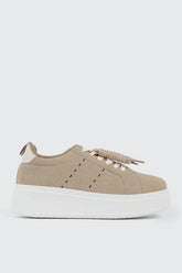 Platform Sneakers with Removable Charm