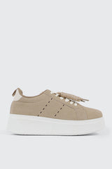 Platform Sneakers with Removable Charm