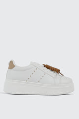 Platform Sneakers with Removable Charm