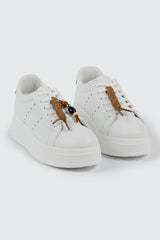 Platform Sneakers with Removable Charm