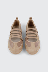 Faux Suede Ballet Sneakers