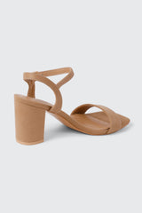 Square Toe Block Heel Sandals