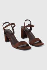Square Toe Block Heel Sandals