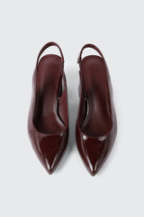 Pointed Toe Slingback Heels