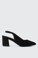 Pointed Toe Slingback Heels