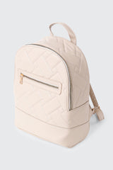 Quilted Nylon Backpack