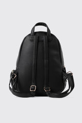 Pebbled Faux Leather Backpack