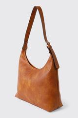 Pebbled Faux Leather Tote
