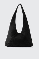 Faux Suede Tote Bag