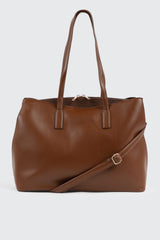 Faux Leather Tote Bag