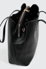 Faux Leather Tote Bag