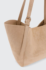 Faux Suede Tote