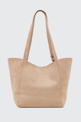 Faux Suede Tote