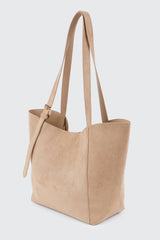 Faux Suede Tote