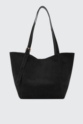 Faux Suede Tote
