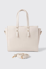 Pebbled Faux Leather Small Tote