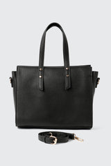 Pebbled Faux Leather Small Tote