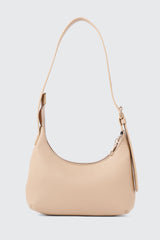 Faux Suede Shoulder Bag