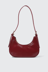 Faux Leather Shoulder Bag