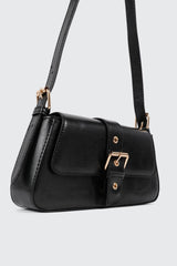 Faux Leather Shoulder Bag