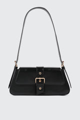 Faux Leather Shoulder Bag