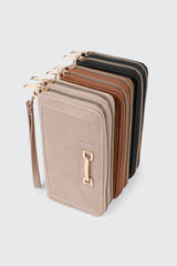 Textured Zip Wallet