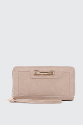 Textured Zip Wallet