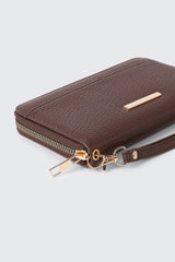 Pebbled Zip Wallet