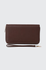 Pebbled Zip Wallet
