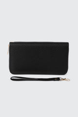Pebbled Zip Wallet