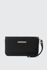 Pebbled Zip Wallet