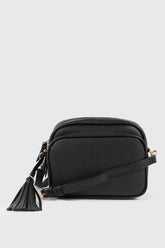 Pebbled PU Crossbody Bag